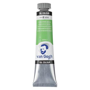 Imagem de Tinta a Óleo Van Gogh 20 ml Talens Gr-1 Avulso PERMANENT GREEN MEDIUM 614