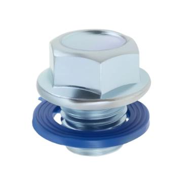 Imagem de Micro Traders Bujão de drenagem de óleo de motor de carro 17 mm 101144 com junta de silicone compatível com modelos com rosca M14 x 1,50