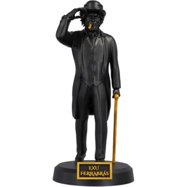 Imagem de Estátua Exu Ferrabrás Imagem Umbanda Candomblé (Cor Aurum Noctis)