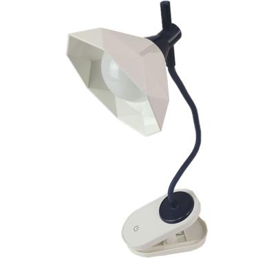 Imagem de Luminaria De Mesa Com Garra Articulavel Diamante Led 3 Cores