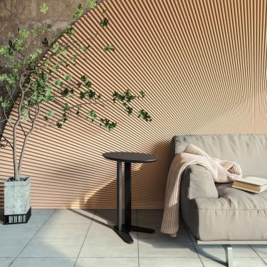 Imagem de Mesa Auxiliar Lateral Oval 60cm Preto Fosco