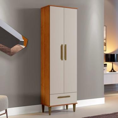 Imagem de Armário Multiuso 2 Portas 1 Gavetas Natal Nature-off White