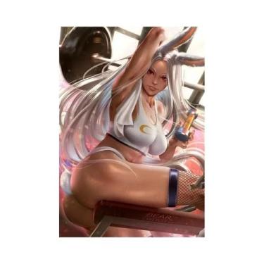 Imagem de My Hero Academia Anime Bunny Girl Nude Fitness Canvas Wall Art Poster 