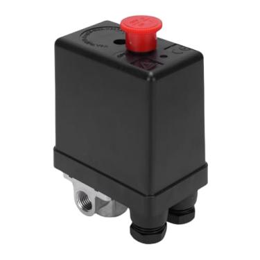 Imagem de Interruptor de Controle de Pressão do Compressor de Ar 90-120 PSI 4 Portas 240V 20A Seguro e Durável para Uso Industrial