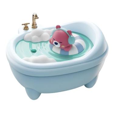 Imagem de WeiLaiKeQi Umidificador de ar com animais fofos, umidificador de quarto com 2 modos de névoa, difusor de óleos essenciais USB portátil para quarto e família, Azul