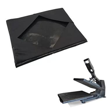 Imagem de TVlifams Capa Para Prensa Térmica 15X15, Folhas De Teflon Antiaderentes, Resistentes A Altas Temperaturas, Protetor Chapa Máquina Prensagem Por Sublimação (15X15 Polegadas, Preto)