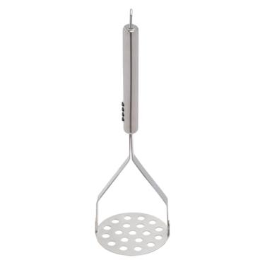 Imagem de Mimo Style Amassador e Espremedor de Batatas e Legumes, Ideal Para Fazer Purês, Escondidinhos e Papinhas de Bebês, Material em Aço Inox de Ótima Qualidade e Durabilidade, Prata