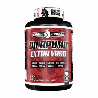 Imagem de Dilapump Extra Vaso Snake Dragon 120 Cápsulas  Arginina, Taurina, Cafe