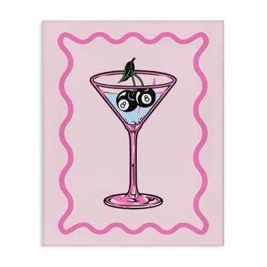 Imagem de Stupell Industries Eight Ball Olive Martini Canvas Wall Art Design por House of Lulu, 40,6 x 50,8 cm