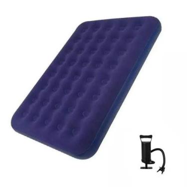 Imagem de Colchão Inflável Casal Resistente Pvc com Bomba de Inflar Jilong Avenl