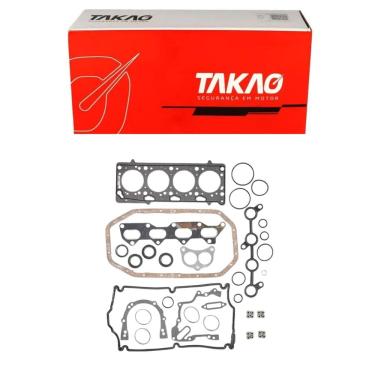 Imagem de Junta Completa S/ Retentor Traseiro (Jg) Parati 1.0 16V 1997 A 2002 / Gol 1.0 16V 1997 A 2002 - Takao Jcrvw10A