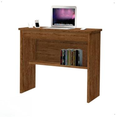 Imagem de Mesa de estudo mesa de casa escritório 1 gaveta notebook(Canela)