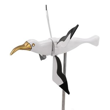Imagem de SeaGull Windmill Jardim Spinner Ornamento Ornamento Wind Mill Whirligig Asuka Series para Decorações de Quintal Ao Ar Livre