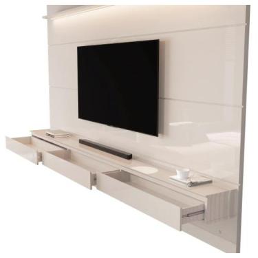 Imagem de Home Suspenso NT Com LED Para TV Até 75'' Polegadas Cor Off White