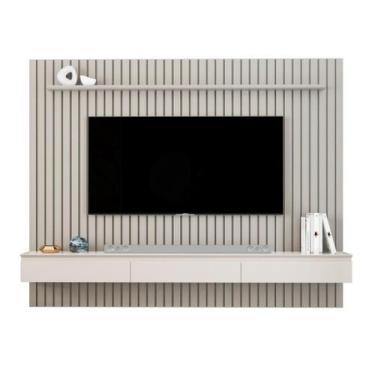 Imagem de Home AS Ripado 1.80m Para TV Até 75'' Polegadas Cor Fendi / Off White