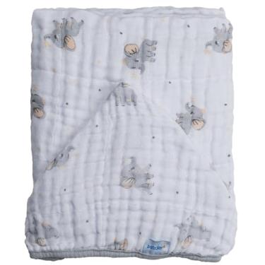 Imagem de Toalhão Com Capuz Baby Joy Soft Estampado - Elefante