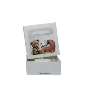 Imagem de Velitah Brasil, 6 Lembrancinhas Maternidade Nascimento Vela Aromática Algodão