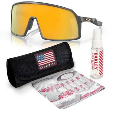 Imagem de OAKLEY Óculos de sol SUTRO S OO9462 Armação de carbono fosco com lentes PRIZM 24K com kit oficial de óculos