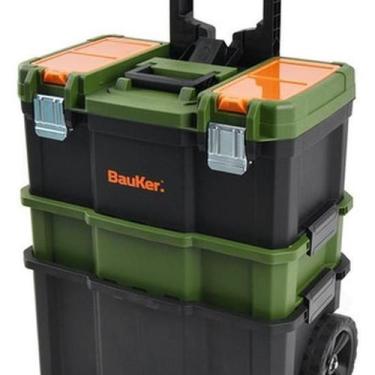 Imagem de Carrinho Maleta Ferramentas 3 Em 1 Com Rodas - Profissional - Brazil H