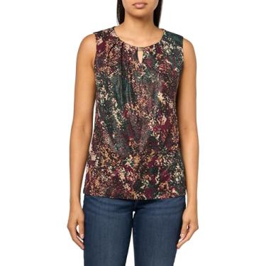 Imagem de Kasper Feminino IMPRESSO ITY W GOLD FOIL SPRAY SL PLEAT N, EVERGREEN MULTI, Evergreen Multi, XP