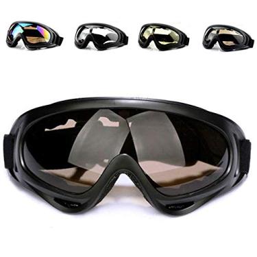 Imagem de First Choose Óculos de esqui antirreflexo com proteção UV 400, ajustável, tawny, unissex