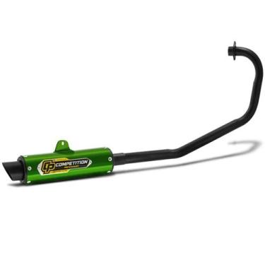 Imagem de Escapamento Pro Tork Competition Várias Motos Verde, VERDE, TITAN 160 