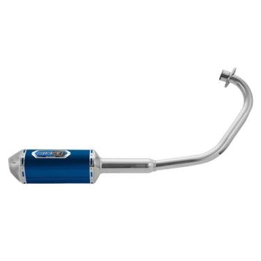 Imagem de Escapamento Pro Tork Mini 3 Titan Ks 125 Fan 2000 À 2008 Curva Cromada