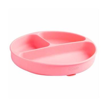 Imagem de Prato Infantil Silicone Com Divisória Ventosa Soft Pimpolho