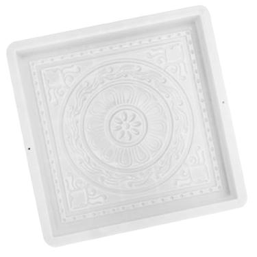 Imagem de Baoblaze Concreto Tijolo Cimento Modelo Caminhos Criador Modelo Decorativo Artesanal Único Reutilizável Ferramenta de Pavimento Pedra de Degrau para Exterior, Style a