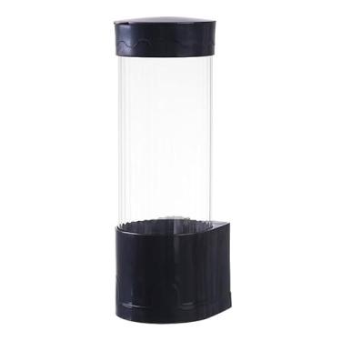 Imagem de Dispenser Porta Copo Descartável 200ml de Parede Automatico Nobre - Branco(Preto)