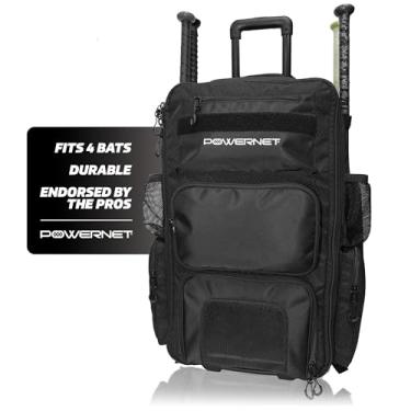 Imagem de PowerNet Odyssey – Bolsa para equipamentos de softbol com rodinhas | Alças de mochila