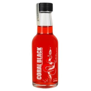 Imagem de Cachaça Envelhecida Coral Black 50ml - Armazém WEB