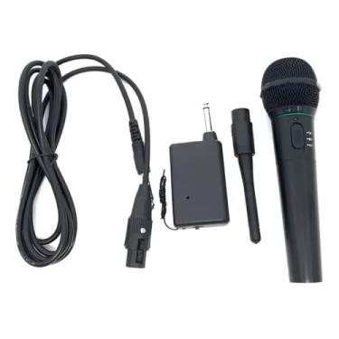 Imagem de MICROFONE SEM FIO PROFISSIONAL WIRELESS | RECEPTOR KARAOKÊ | REUNIÃO | EVENTOS (Cod. SPO0253)