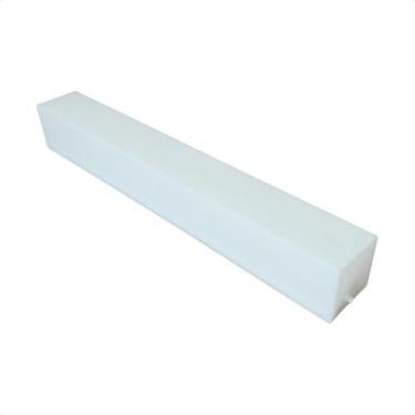 Imagem de Plafon Taschibra Moderno Nadir 64Cm Retangular Branco Bivolt