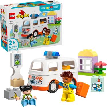 Imagem de Lego Duplo Ambulancia e Motorista 10447 com 19pcs