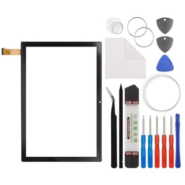 Imagem de E-yiiviil Painel digitalizador de tela sensível ao toque compatível com Pritom TronPad L10 10,1 polegadas com ferramentas (sem tela LCD)