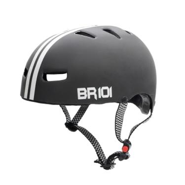 Imagem de Capacete Bike Patins Patinete bicicleta skate Urbano Profissional Fosco BR 101 (Preto, GG - VESTE 61/62)