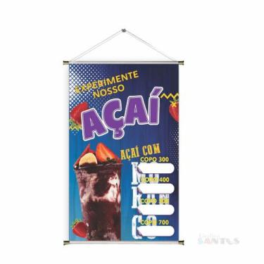 Imagem de Banner pronto Açaí BA 406 medida 45x70 cm arte Pronta