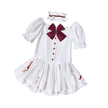 Imagem de Vaveren Fantasia de empregada doméstica de Halloween, camisa para cosplay em quadrinhos, festa de aniversário, vestido, M