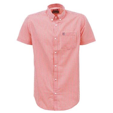 Imagem de Camisa Xadrez Masculina Vermelha Manga Curta TXC 38267
