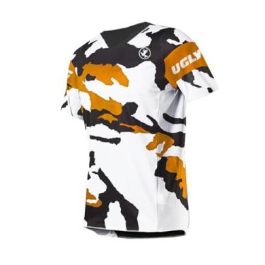 Imagem de UGLY FROG Camisetas masculinas de esportes motorizados, camisa de bicicleta de manga curta para motocicleta, motocross, BMX, Moto Mx, quadriciclo, andar fora da estrada