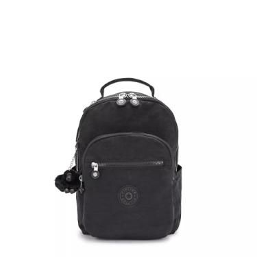 Imagem de Mochila feminina pequena Seoul da Kipling, Black Noir, One Size