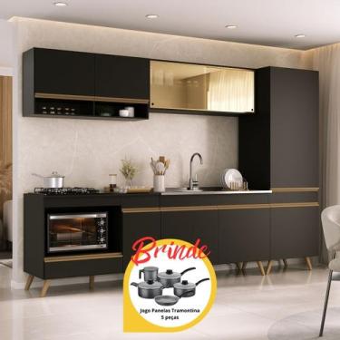 Imagem de Cozinha Completa Balcão para Cooktop Veneza MP2271 Multimóveis Brinde 