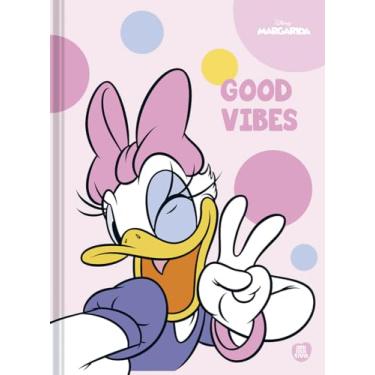 Imagem de Kit de Caderno, Brochura 1/4 Pequeno, Capa Dura, Margarida, 80 Folhas, Animativa, Pacote com 5 Unidades