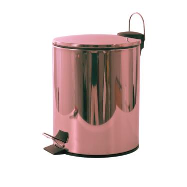 Imagem de Lixeira Dourada Com Pedal Veron 5L