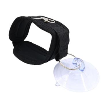 Imagem de MFMEXUL Coleira para Banho de Animais de Estimação, Suporte Portátil para Ventosa, Ajustável E Leve, Acessório para Banho de Cães E Gatos, Tirante para Banho, Preto