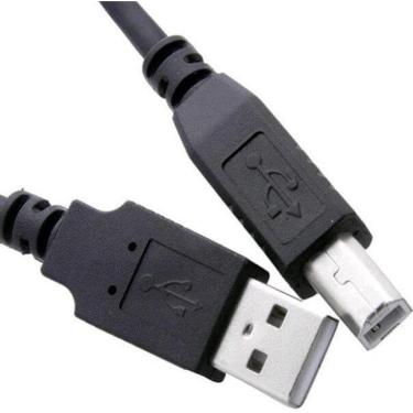 Imagem de Cabo Usb Impressora Axb 2.0 3Mts Preto 3001 Pluscable