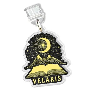 Imagem de Amuletos ACOTAR para Kindle para telefone, pingente de plugue de poeira citações ACOTAR de 1,5 polegadas, Bookish, amante de livros, Fantasy Lightning/porta de carregamento tipo C Material acrílico