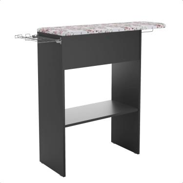 Imagem de Tábua de Passar Roupa com Suporte para Ferro Nicho e Tecido Térmica