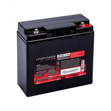 Imagem de Bateria Estacionária Selada 12v 18ah Vrla Up12180 Unipower